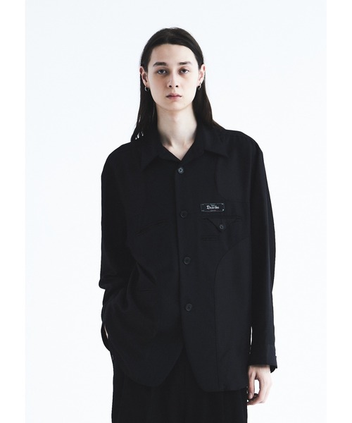 DAIRIKU(ダイリク)の「"STANLEY" TAILORED LINING SILK SHIRT(シャツ/ブラウス・メンズ・ブラック・L/M)」の4枚目の写真