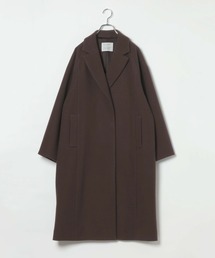 [柔らかく軽い着心地]ウーリーロングコート