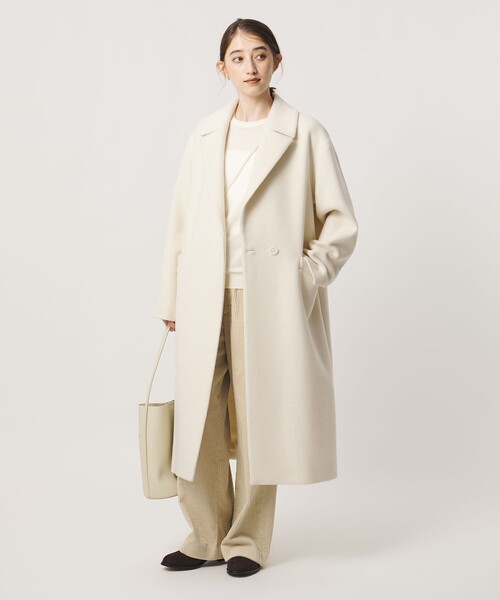 UNITED ARROWS(ユナイテッドアローズ)の「テーラード コート(その他アウター・レディース・オフホワイト/ネイビー/モカ・38/34/36)」の1枚目の写真