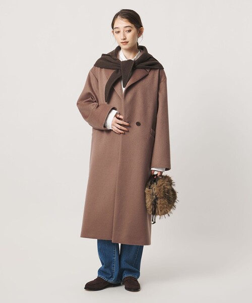 UNITED ARROWS(ユナイテッドアローズ)の「テーラード コート(その他アウター・レディース・オフホワイト/ネイビー/モカ・38/34/36)」の4枚目の写真