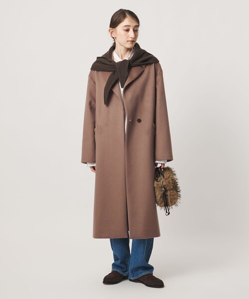 UNITED ARROWS(ユナイテッドアローズ)の「テーラード コート(その他アウター・レディース・オフホワイト/ネイビー/モカ・38/34/36)」の5枚目の写真