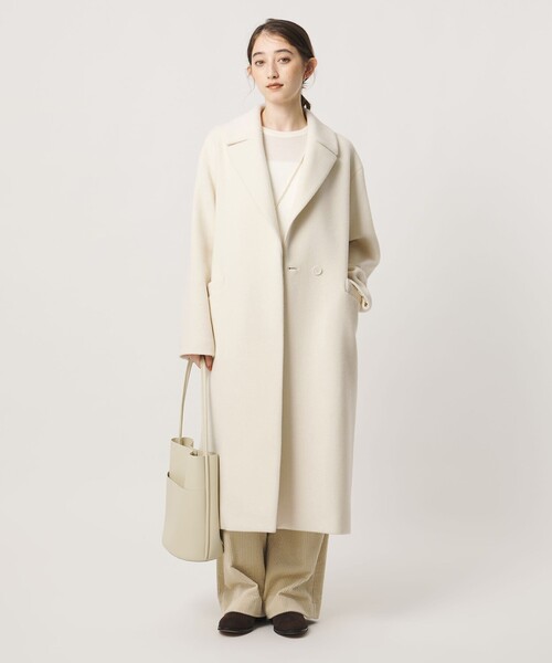 UNITED ARROWS(ユナイテッドアローズ)の「テーラード コート(その他アウター・レディース・オフホワイト/ネイビー/モカ・38/34/36)」の10枚目の写真
