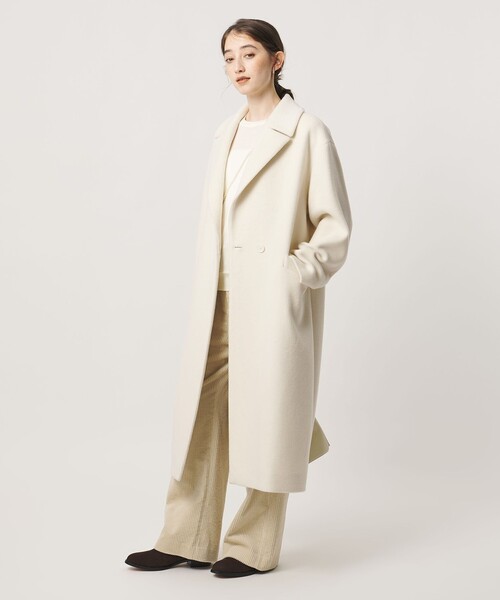 UNITED ARROWS(ユナイテッドアローズ)の「テーラード コート(その他アウター・レディース・オフホワイト/ネイビー/モカ・38/34/36)」の12枚目の写真