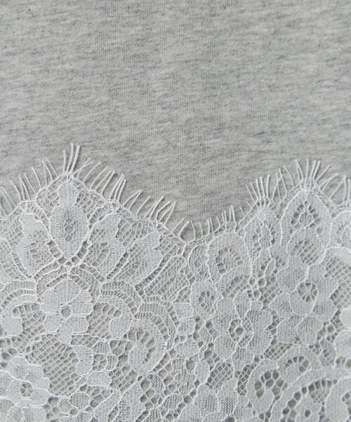 grove（グローブ）の「【レイヤードにも◎】裾レースドッキングカットソー（Tシャツ/カットソー・レディース・オフホワイト/グレー/ブラック・03/02）」の10枚目の写真