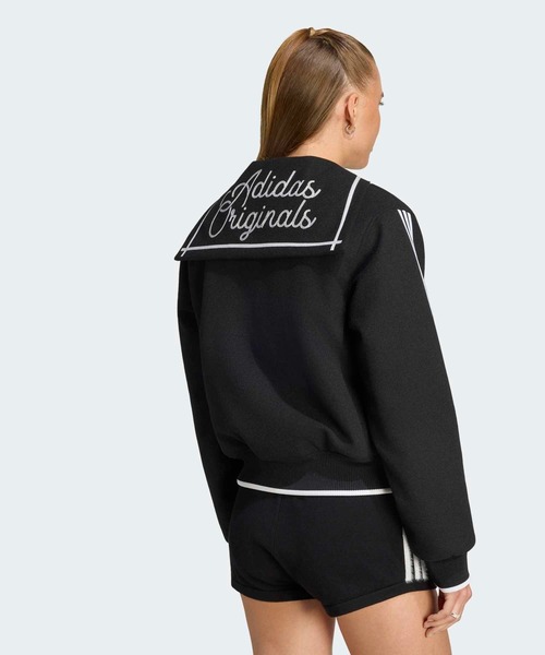 adidas(アディダス)の「チア ジャケット / アディダスオリジナルス adidas Originals(ブルゾン・レディース・ブラック・X-SMALL/SMALL/X-LARGE/XX-LARGE/LARGE/MEDIUM)」の2枚目の写真