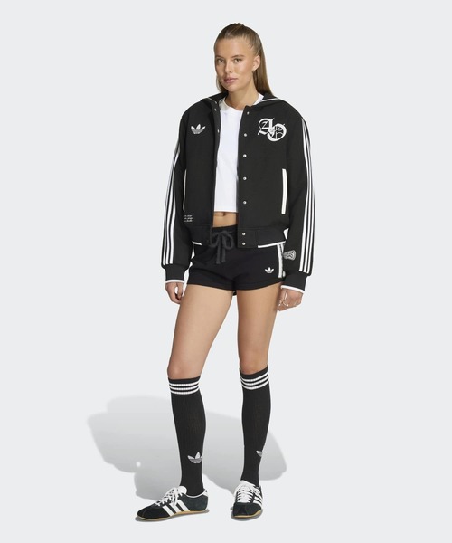 adidas(アディダス)の「チア ジャケット / アディダスオリジナルス adidas Originals(ブルゾン・レディース・ブラック・X-SMALL/SMALL/X-LARGE/XX-LARGE/LARGE/MEDIUM)」の5枚目の写真