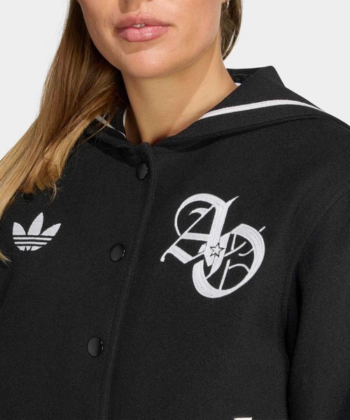 adidas(アディダス)の「チア ジャケット / アディダスオリジナルス adidas Originals(ブルゾン・レディース・ブラック・X-SMALL/SMALL/X-LARGE/XX-LARGE/LARGE/MEDIUM)」の3枚目の写真
