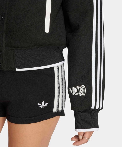 adidas(アディダス)の「チア ジャケット / アディダスオリジナルス adidas Originals(ブルゾン・レディース・ブラック・X-SMALL/SMALL/X-LARGE/XX-LARGE/LARGE/MEDIUM)」の4枚目の写真