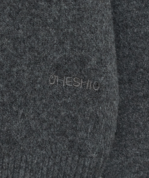OHESHIO(オヘシオ)の「クロップドフーディー ハイネックカーディガン、チャコール(カーディガン/ボレロ・レディース・その他・FREE)」の11枚目の写真