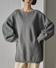 スポンディッシュニットチュニック【サスティナブル】