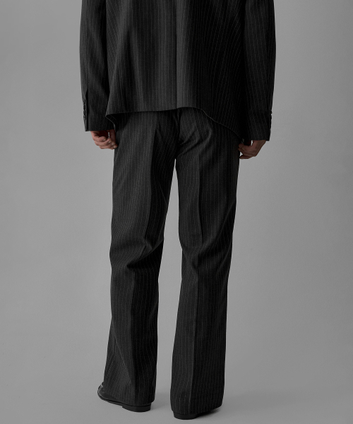 BOWLOW PRODUCT(バウロープロダクト)の「TRブレンドストライプフレアスラックス(スラックス・メンズ・その他・MEDIUM/LARGE/X-LARGE)」の2枚目の写真