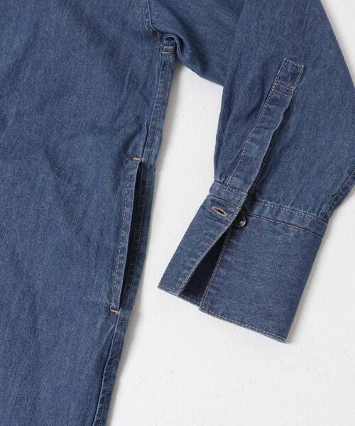 URBAN RESEARCH DOORS(アーバンリサーチドアーズ)の「フロントジップデニムワンピース(ワンピース・レディース・インディゴブルー/ワンウォッシュ・FREE)」の10枚目の写真