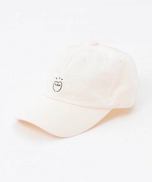 Another Edition(アナザーエディション)の「Another Edition×とんだ林蘭 トンキャップ/ AE×T/Ran TON CAP◆(キャップ・レディース・オフホワイト/レッド・フリー)」の3枚目の写真