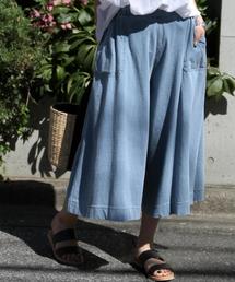 coen | インディゴワイドパンツ(その他パンツ)