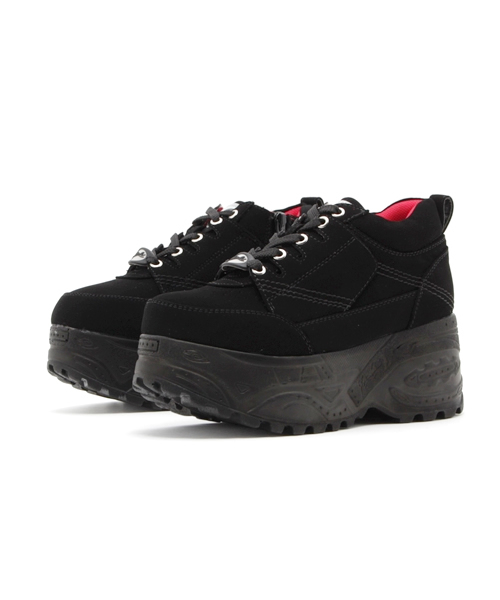 YOSUKE（ヨースケ）の「「YOSUKE/ヨースケ」アツゾコレースアップスニーカー（スニーカー・レディース・ライトブルー/ブラック系その他/オレンジ/ブルー系その他/カーキオリーブ/ピンク系その他/ブラック系その他2/ホワイト系その他2/イエロー系その他2/ブラック/ホワイト/ワイン/レッド/ゴールド系その他・24/23/23.5/24.5/22.5）」の5枚目の写真