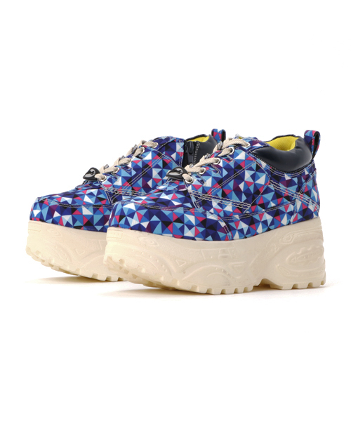 YOSUKE（ヨースケ）の「「YOSUKE/ヨースケ」アツゾコレースアップスニーカー（スニーカー・レディース・ライトブルー/ブラック系その他/オレンジ/ブルー系その他/カーキオリーブ/ピンク系その他/ブラック系その他2/ホワイト系その他2/イエロー系その他2/ブラック/ホワイト/ワイン/レッド/ゴールド系その他・24/23/23.5/24.5/22.5）」の8枚目の写真