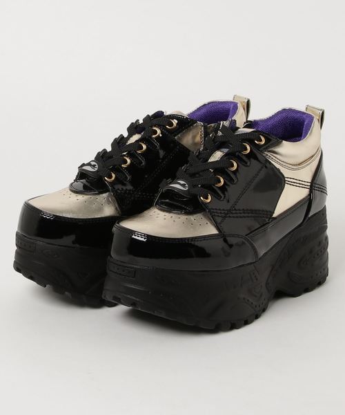 YOSUKE（ヨースケ）の「「YOSUKE/ヨースケ」アツゾコレースアップスニーカー（スニーカー・レディース・ライトブルー/ブラック系その他/オレンジ/ブルー系その他/カーキオリーブ/ピンク系その他/ブラック系その他2/ホワイト系その他2/イエロー系その他2/ブラック/ホワイト/ワイン/レッド/ゴールド系その他・24/23/23.5/24.5/22.5）」の14枚目の写真