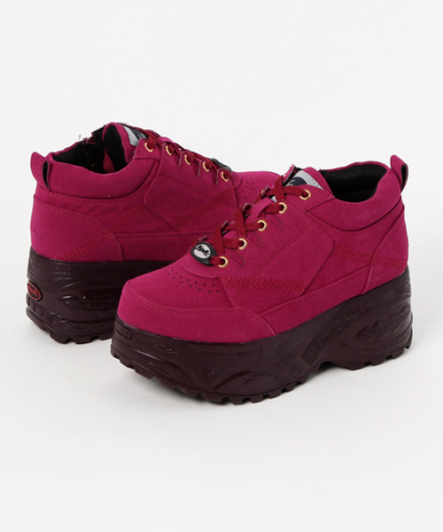 YOSUKE（ヨースケ）の「「YOSUKE/ヨースケ」アツゾコレースアップスニーカー（スニーカー・レディース・ライトブルー/ブラック系その他/オレンジ/ブルー系その他/カーキオリーブ/ピンク系その他/ブラック系その他2/ホワイト系その他2/イエロー系その他2/ブラック/ホワイト/ワイン/レッド/ゴールド系その他・24/23/23.5/24.5/22.5）」の12枚目の写真