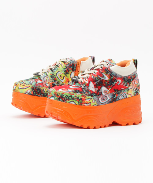 YOSUKE（ヨースケ）の「「YOSUKE/ヨースケ」アツゾコレースアップスニーカー（スニーカー・レディース・ライトブルー/ブラック系その他/オレンジ/ブルー系その他/カーキオリーブ/ピンク系その他/ブラック系その他2/ホワイト系その他2/イエロー系その他2/ブラック/ホワイト/ワイン/レッド/ゴールド系その他・24/23/23.5/24.5/22.5）」の13枚目の写真