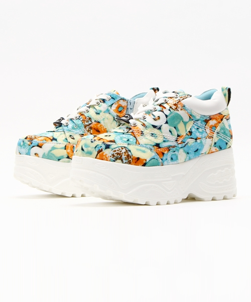 YOSUKE（ヨースケ）の「「YOSUKE/ヨースケ」アツゾコレースアップスニーカー（スニーカー・レディース・ライトブルー/ブラック系その他/オレンジ/ブルー系その他/カーキオリーブ/ピンク系その他/ブラック系その他2/ホワイト系その他2/イエロー系その他2/ブラック/ホワイト/ワイン/レッド/ゴールド系その他・24/23/23.5/24.5/22.5）」の7枚目の写真