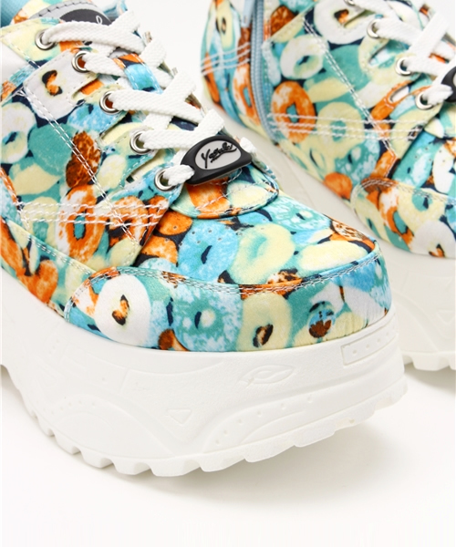 YOSUKE（ヨースケ）の「「YOSUKE/ヨースケ」アツゾコレースアップスニーカー（スニーカー・レディース・ライトブルー/ブラック系その他/オレンジ/ブルー系その他/カーキオリーブ/ピンク系その他/ブラック系その他2/ホワイト系その他2/イエロー系その他2/ブラック/ホワイト/ワイン/レッド/ゴールド系その他・24/23/23.5/24.5/22.5）」の19枚目の写真