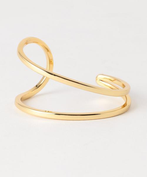 BEAUTY&YOUTH UNITED ARROWS（ビューティーアンドユースユナイテッドアローズ）の「＜JENNY BIRD＞ヘンケイバングル（バングル/リストバンド・レディース・ゴールド/シルバー・FREE）」の2枚目の写真