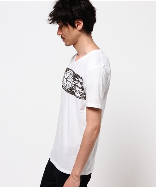 VENCEEXCHANGE（ヴァンスエクスチェンジ）の「オルテガパネルプリント半袖Tシャツ（Tシャツ/カットソー・メンズ・ホワイト/ブラック・LARGE/MEDIUM/SMALL）」の3枚目の写真