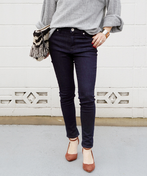 laboratory work(ラボラトリーワーク)の「ストレッチスキニーパンツ(その他パンツ・レディース・インディゴブルー/ブラック・MEDIUM/SMALL)」の2枚目の写真