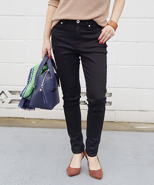 laboratory work(ラボラトリーワーク)の「ストレッチスキニーパンツ(その他パンツ・レディース・インディゴブルー/ブラック・MEDIUM/SMALL)」の1枚目の写真