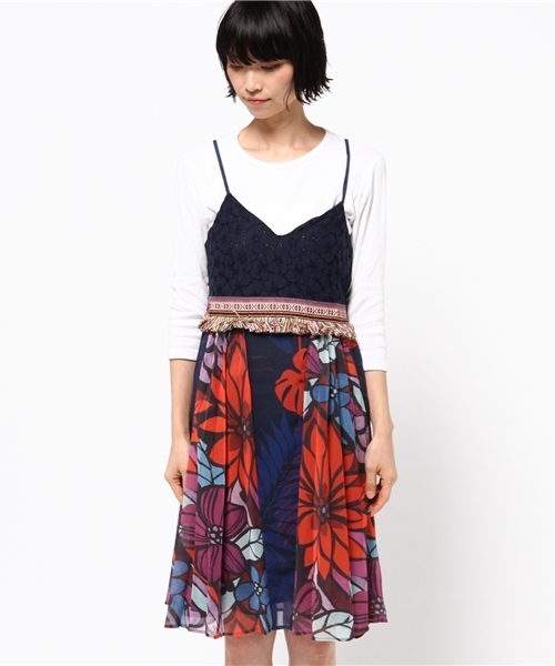 Desigual（デシグアル）の「「Desigual/デシグアル」ワンピース（ワンピース・レディース・ブルー・38/40/42/44/36）」の2枚目の写真