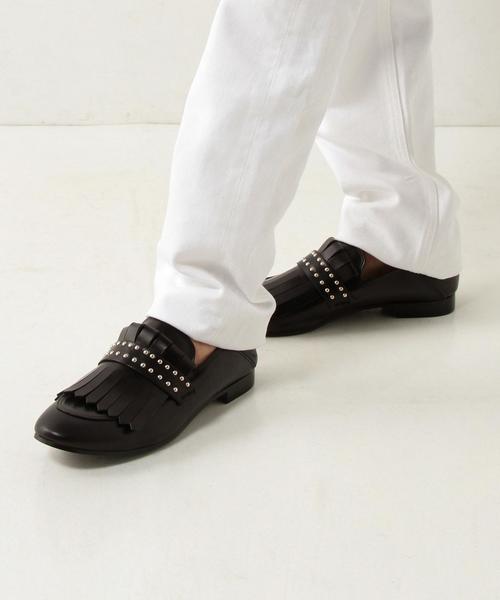 Pippichic(ピッピシック)の「<PIPPICHIC(ピッピシック)> QUILT STUDS SLIPON◆(ローファー・メンズ・ブラック・42/41/40)」の8枚目の写真