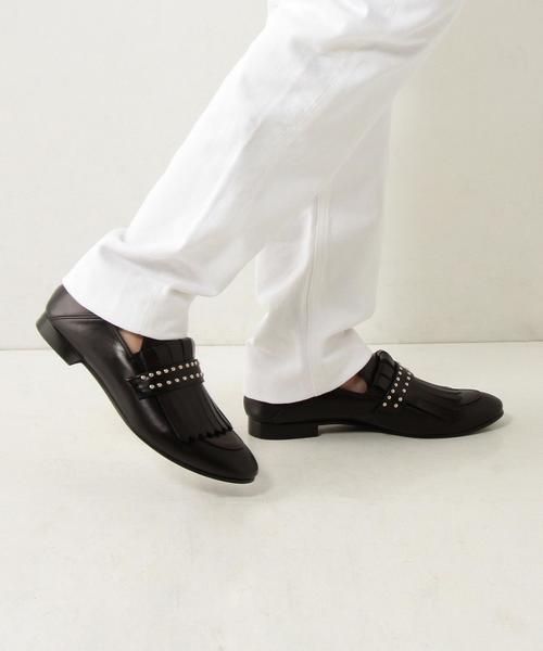 Pippichic(ピッピシック)の「<PIPPICHIC(ピッピシック)> QUILT STUDS SLIPON◆(ローファー・メンズ・ブラック・42/41/40)」の9枚目の写真