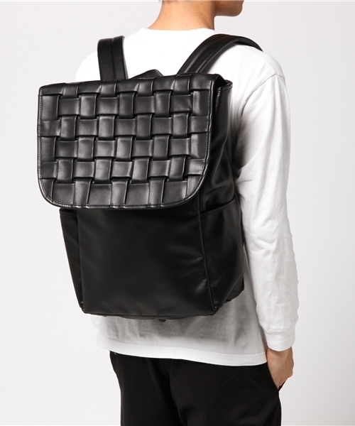 CARRYNEST（キャリーネスト）の「CARRY NEST/CRR S BACK NEST SCOTCHGARD LEATHER リュック（バックパック/リュック・メンズ・ブラック・FREE）」の4枚目の写真