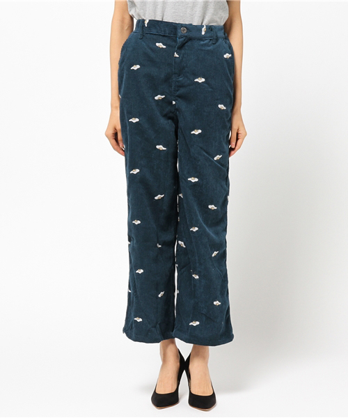 PUNYUS（プニュズ）の「目玉焼きコーデュロイパンツ（その他パンツ・レディース・ネイビー/キャメル/ピンク・2/1/3/4）」の4枚目の写真