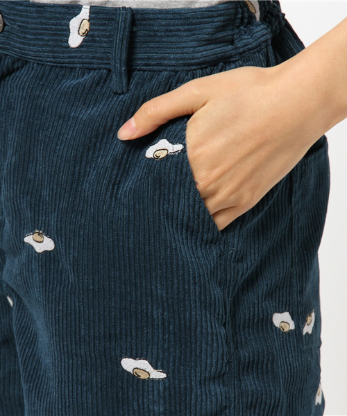 PUNYUS（プニュズ）の「目玉焼きコーデュロイパンツ（その他パンツ・レディース・ネイビー/キャメル/ピンク・2/1/3/4）」の9枚目の写真