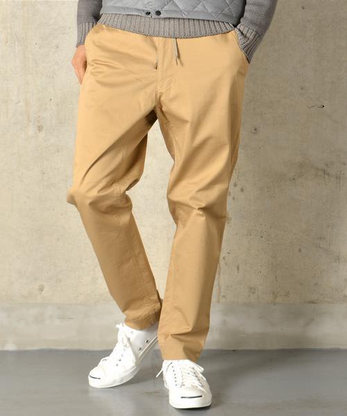 SHIPS Days(シップスデイズ)の「SHIPS Days STANDARD: コットン/ストレッチ リラックス テーパード パンツ(その他パンツ・メンズ・オリーブ/ネイビー/ライトグレー/カーキ/ナチュラル・LARGE/SMALL/MEDIUM/X-SMALL)」の4枚目の写真