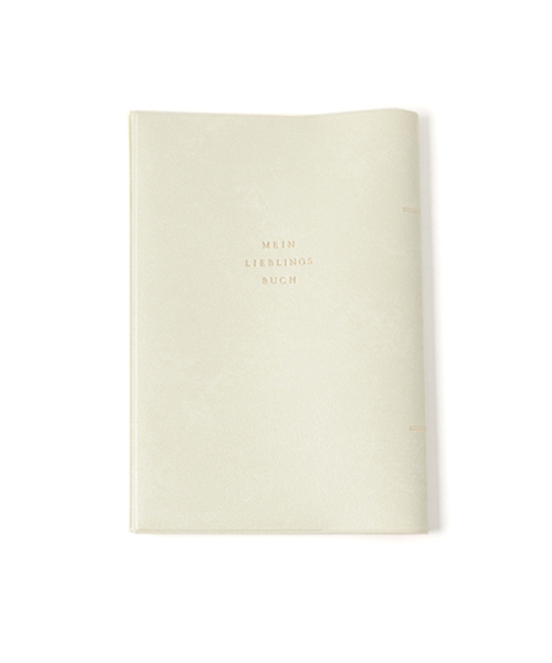 HIGHTIDE（ハイタイド）の「classic クラシック ソフトブックカバー 四六判サイズ（本・レディース・ネイビー/アイボリー/ブラック/ブラウン/レッド/グリーン/ホワイト・FREE）」の3枚目の写真