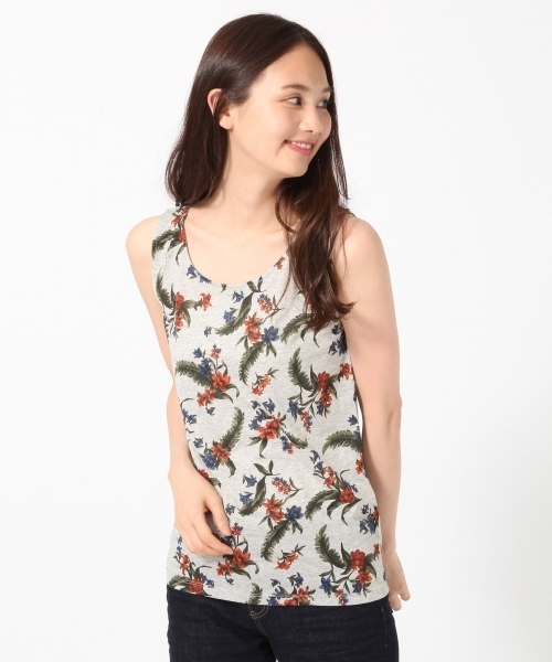 GLOBAL WORK(グローバルワーク)の「【吸水速乾・接触冷感】ベーシックガラタンク/743922(Tシャツ/カットソー・レディース・オフホワイト/その他3/その他2/ホワイト/ライトグレー/その他1/グレー/ブラック・MEDIUM/LARGE/SMALL)」の5枚目の写真