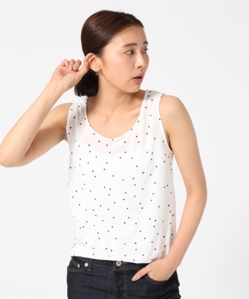 GLOBAL WORK(グローバルワーク)の「【吸水速乾・接触冷感】ベーシックガラタンク/743922(Tシャツ/カットソー・レディース・オフホワイト/その他3/その他2/ホワイト/ライトグレー/その他1/グレー/ブラック・MEDIUM/LARGE/SMALL)」の1枚目の写真