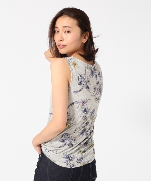 GLOBAL WORK(グローバルワーク)の「【吸水速乾・接触冷感】ベーシックガラタンク/743922(Tシャツ/カットソー・レディース・オフホワイト/その他3/その他2/ホワイト/ライトグレー/その他1/グレー/ブラック・MEDIUM/LARGE/SMALL)」の4枚目の写真