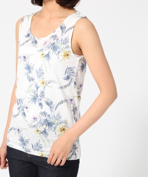 GLOBAL WORK(グローバルワーク)の「【吸水速乾・接触冷感】ベーシックガラタンク/743922(Tシャツ/カットソー・レディース・オフホワイト/その他3/その他2/ホワイト/ライトグレー/その他1/グレー/ブラック・MEDIUM/LARGE/SMALL)」の10枚目の写真
