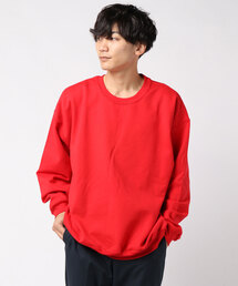 EMMA NOVEMBER　 | ビッグシルエット ドロップショルダー クルー スウェット(スウェット)