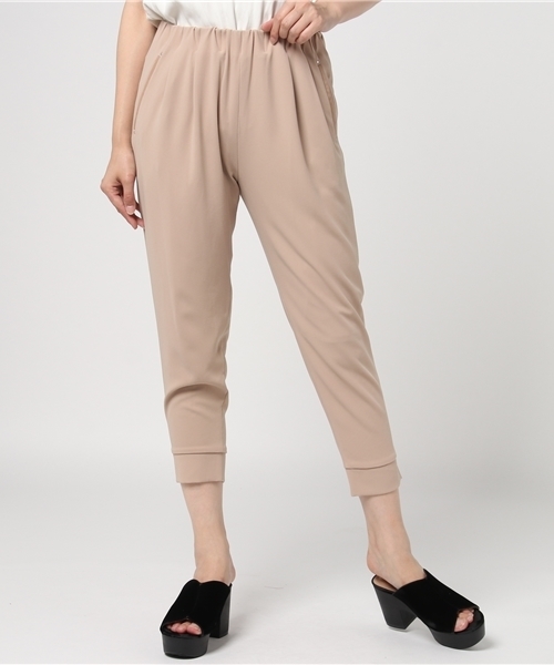 un dix cors(アンディコール)の「イージージョッパーパンツ(その他パンツ・レディース・ネイビー/ベージュ/ブラック・36/38)」の3枚目の写真