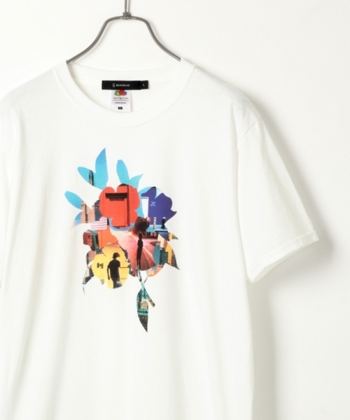 FRUIT OF THE LOOM(フルーツオブザルーム)の「【FRUIT OF THE LOOM】コラージュプリントTシャツ/765767(Tシャツ/カットソー・メンズ・ブラック/ホワイト/レッド/その他1・LARGE/MEDIUM/X-LARGE)」の4枚目の写真