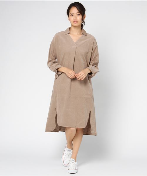 American Holic アメリカンホリック の シャツコール袖リボンワンピース ワンピース Wear