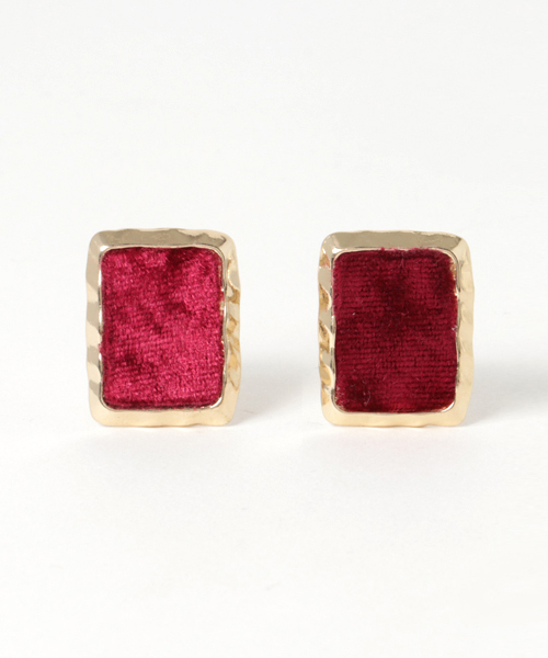 one after another NICE CLAUP（ワンアフターアナザーナイスクラップ）の「レトロなイヤリング（イヤリング・レディース・ライトグレー/ネイビー/ピンク/ボルドー・FREE）」の4枚目の写真