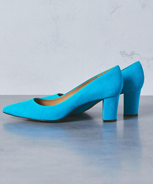 UNITED ARROWS（ユナイテッドアローズ）の「UWCS ポインテッドチャンキー パンプス（パンプス・レディース・イエロー/ブラック/ターコイズブルー/パープル/ベージュ/マスタード/その他1/ホワイト・35h/36/35/37/38/36h/37h）」の5枚目の写真