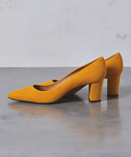 UNITED ARROWS（ユナイテッドアローズ）の「UWCS ポインテッドチャンキー パンプス（パンプス・レディース・イエロー/ブラック/ターコイズブルー/パープル/ベージュ/マスタード/その他1/ホワイト・35h/36/35/37/38/36h/37h）」の8枚目の写真