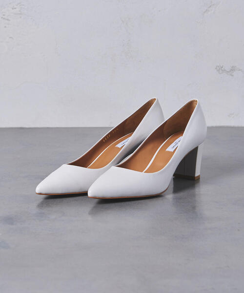 UNITED ARROWS（ユナイテッドアローズ）の「UWCS ポインテッドチャンキー パンプス（パンプス・レディース・イエロー/ブラック/ターコイズブルー/パープル/ベージュ/マスタード/その他1/ホワイト・35h/36/35/37/38/36h/37h）」の20枚目の写真