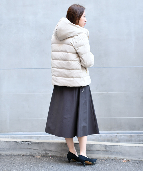 un dix cors（アンディコール）の「ランダムフレアスカート（スカート・レディース・チャコールグレー/ベージュ/グリーン・FREE）」の16枚目の写真